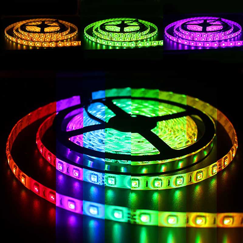 DC24V 32.8ft (10m) RGB LED Strip Lights WIFI Smartphone App Controlled 5050 LED Light Strip 600 LEDS Waterproof IP65 DC24V 32.8ft (10m) RGB LED Strip Lights WIFI Smartphone App Controlled 5050 LED Light Strip 600 LEDS Waterproof IP65